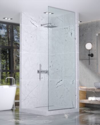 AGATA|cкляна душова перегородка до стелі (9) купити з доставкою в Україні - splenko.com