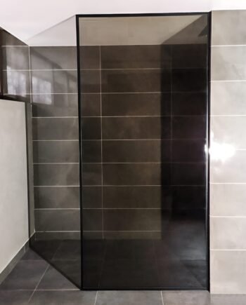 AGATA Loft|стеклянная душевая перегородка до потолка