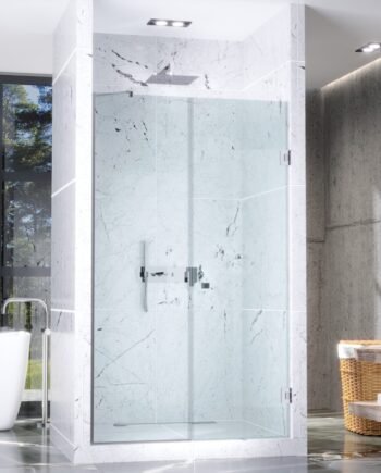 BEATRICE|стеклянная душевая перегородка с распашными дверями