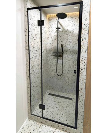 BELLA Loft|стеклянная душевая перегородка с распашными дверями