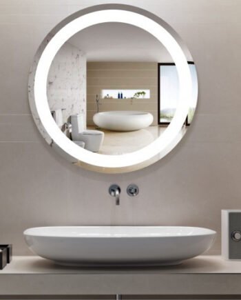 Зеркало круглое с ЛЕД подсветкой (70 х 70 см)