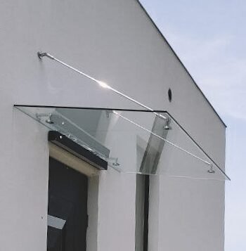 Навіси та козирки скляні на вантах (20) купити з доставкою в Україні - splenko.com