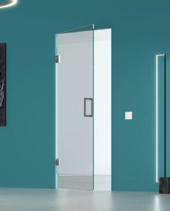 ALBERTO Classic|двері міжкімнатні без короба на завісах з прозорого скла (22) купити з доставкою в Україні - splenko.com