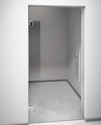 ALBERTO Classic|двері міжкімнатні без короба на завісах прозоре скло (6) купити з доставкою в Україні - splenko.com