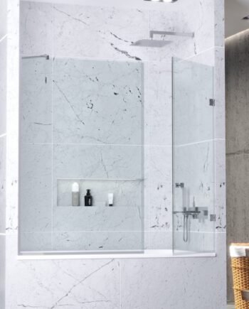 SANDRA|стеклянная шторка на ванну с распашными дверями