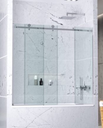 DOMINICA|стеклянная раздвижная шторка на ванну
