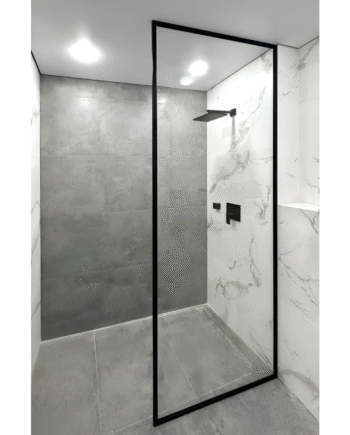 AGATA Loft|стеклянная душевая перегородка до потолка