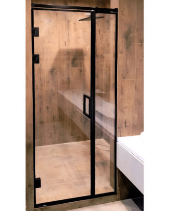 BEATRICE Loft|glass shower screen with hinged door