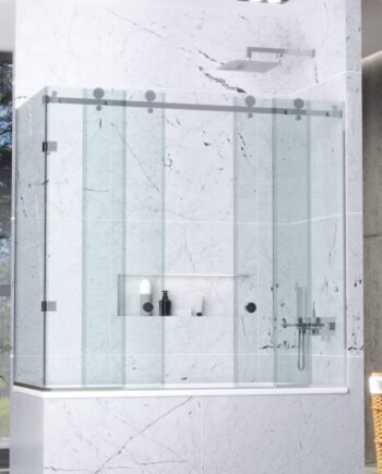 FERNANDA|стеклянная раздвижная шторка на ванну