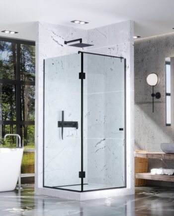 LETICIA Loft|стеклянная угловая душевая кабина с распашными дверями