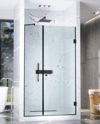 BEATRICE Loft|cкляна душова перегородка з розпашними дверима (80) купити з доставкою в Україні - splenko.com