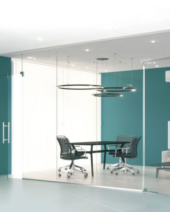 MATTEO|перегородка с двумя дверями и фрамугами по бокам