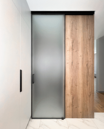 DEVID Black|двері скляні розсувні до стелі з матованого скла (21) купити з доставкою в Україні - splenko.com