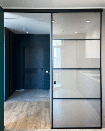 DEVID Loft|двері скляні розсувні до стелі з прозорого загартованого скла (10) купити з доставкою в Україні - splenko.com