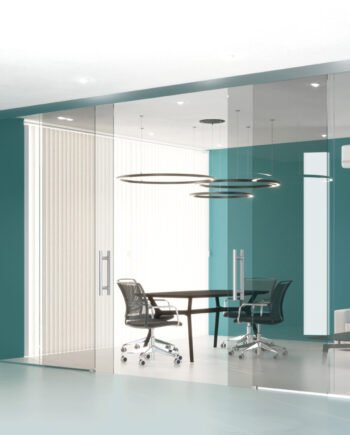 RICHARD|перегородка стеклянная с двойными раздвижными дверями