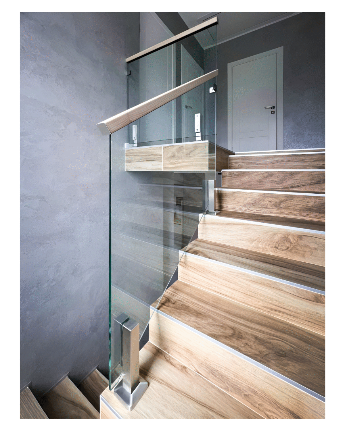 GUSTAVO Classic| glass fence for staircases on reinforced posts made of tempered clear glass (59) buy with delivery in Ukraine - splenko.com GUSTAVO Classic| glass fence for staircases on reinforced posts made of tempered clear glass (59) buy with delivery in Ukraine - splenko.com