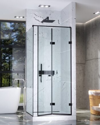 SAMANTA Loft|cкляна складана кутова душова кабіна