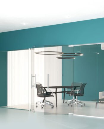 EDUARDO|перегородка с двойными маятниковыми дверями до потолка