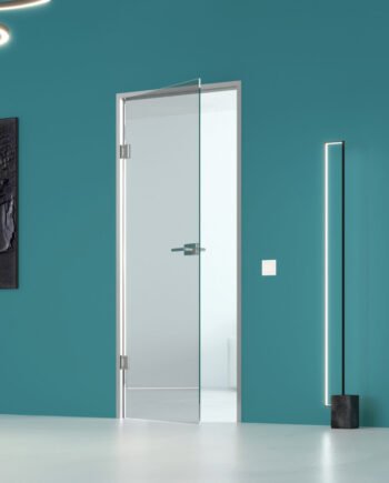 ADRIANO Classic|двери в алюминиевом коробе из прозрачного стекла