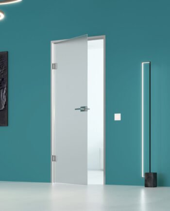 ADRIANO Classic|двери в алюминиевом коробе из прозрачного матированного стекла