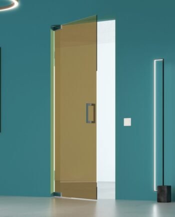 OLIVER Classic|двери офисные маятниковые с доводчиком стекло бронза