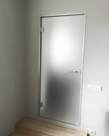 ADRIANO Classic|двери стеклянные матированные в алюминиевом коробе в туалет (9) купить с доставкой в Украине - splenko.com