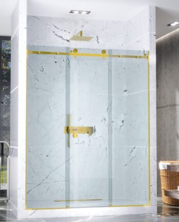 JOCONDA Gold|cкляна розсувна душова перегородка (6) купити з доставкою в Україні - splenko.com