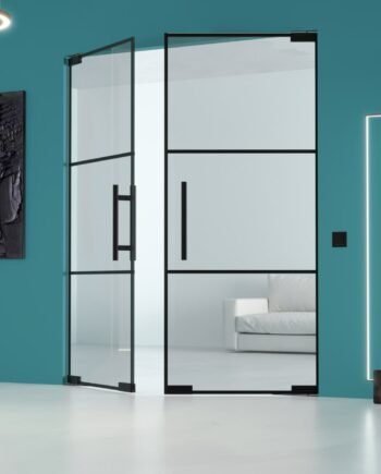 DANIEL Loft|стеклянные двери двухстворчатые