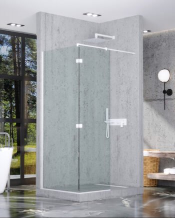 ALESSANDRA RAL|стеклянная неподвижная душевая перегородка