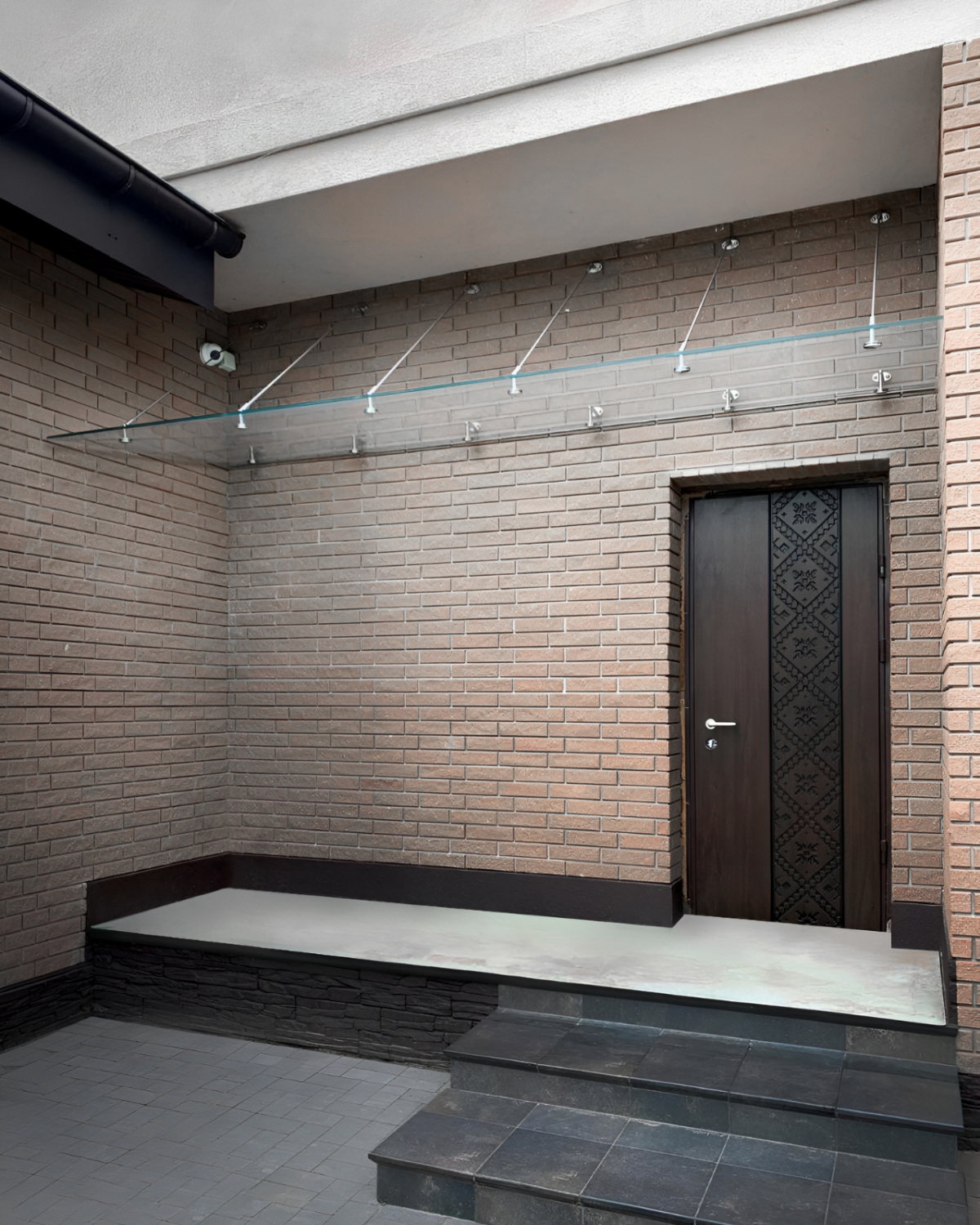 Fabrizio|скляний навіс над входом на чотирьох вантах — загартоване прозоре скло (28) купити з доставкою в Україні - splenko.com Fabrizio|скляний навіс над входом на чотирьох вантах — загартоване прозоре скло (28) купити з доставкою в Україні - splenko.com