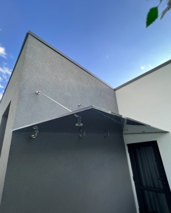 Fabrizio|скляний навіс на вантах для входу триплекс 6.6.1 скло графіт (7) купити з доставкою в Україні - splenko.com