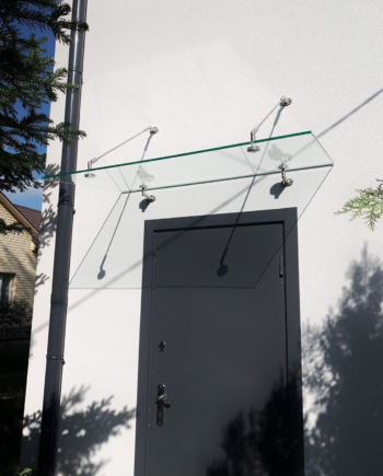 Fabrizio|скляний навіс та козирки на вантах з прозорого загартованого скла (11) купити з доставкою в Україні - splenko.com