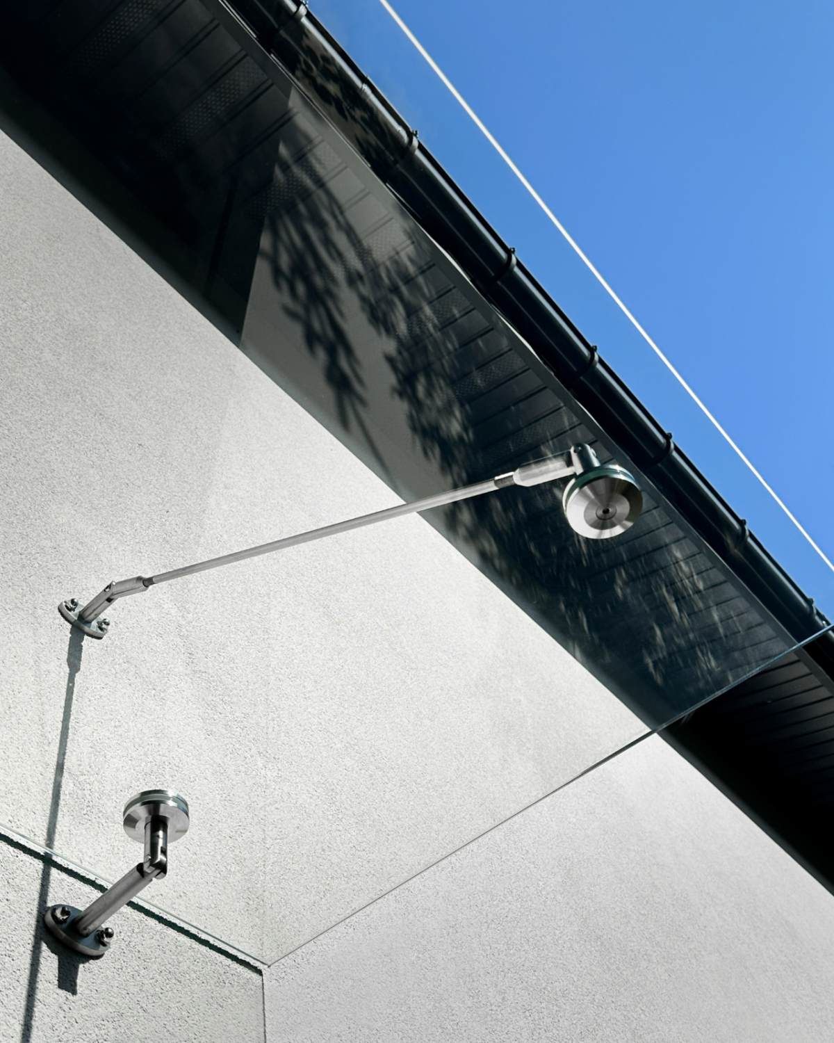 Fabrizio|скляний навіс над входом на двох вантах — загартоване прозоре скло (9) купити з доставкою в Україні - splenko.com Fabrizio|скляний навіс над входом на двох вантах — загартоване прозоре скло (9) купити з доставкою в Україні - splenko.com