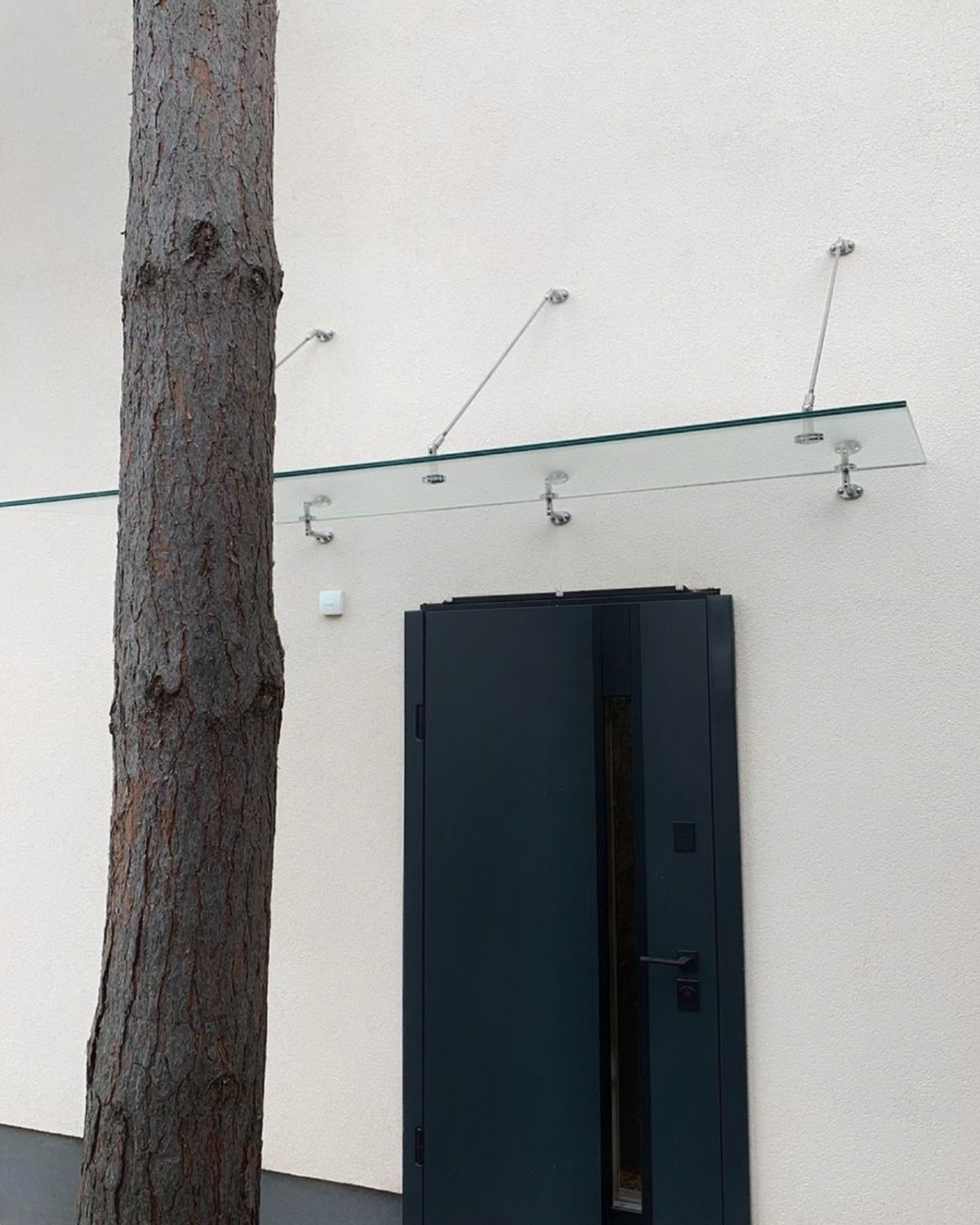 Fabrizio|скляний навіс над входом на трьох вантах — загартоване прозоре скло (40) купити з доставкою в Україні - splenko.com Fabrizio|скляний навіс над входом на трьох вантах — загартоване прозоре скло (40) купити з доставкою в Україні - splenko.com