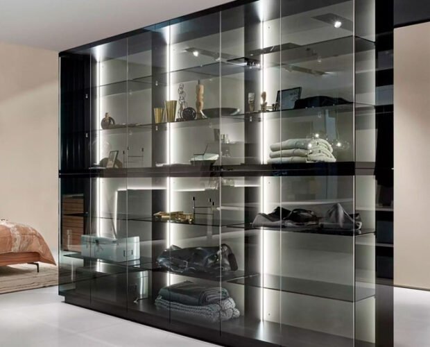 Скляна вітрина для магазину