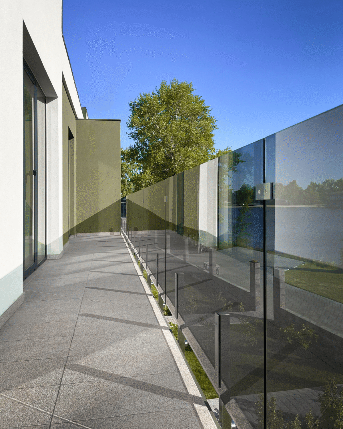 GUSTAVO|скляне огородження на балкон на підсилених стійках із загартованого тонованого скла графіт (7) купити з доставкою в Україні - splenko.com GUSTAVO|скляне огородження на балкон на підсилених стійках із загартованого тонованого скла графіт (7) купити з доставкою в Україні - splenko.com