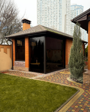 Слайдинг безрамне розсувне скління, розсувна перегородка для веранди, тераси, альтанки, балкону (8) купити з доставкою в Україні - splenko.com