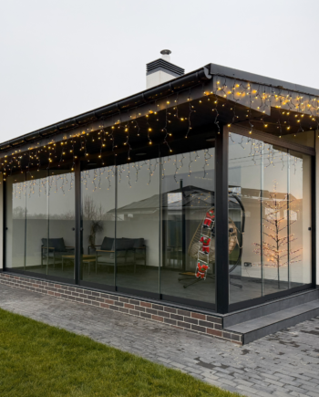 Слайдинг безрамне розсувне скління, розсувна перегородка для веранди, тераси, альтанки, балкону (9) купити з доставкою в Україні - splenko.com