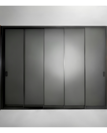 Слайдинг розсувна перегородка для безрамного скління та розділення простору в квартирі чи будинку